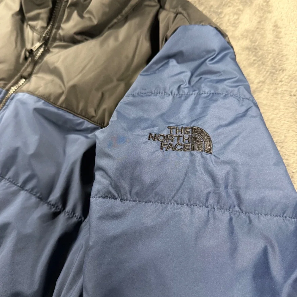 The North Face Mens XXL Blue Black Two Tone Everyday Insulated‎ Puffer Jacket